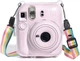 Набір Fujifilm INSTAX Mini 12 Blossom Pink рожева фотокамера миттєвого друку / картридж / фотопапір 10 фото / чохол прозорий / альбом 64 фото / подарункове пакування - зображення 8