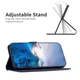 Чохол книжка для Xiaomi Redmi 14C та Poco C75 магніт хлястик прошита Binfen magic blue - зображення 4