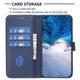 Чохол книжка для Xiaomi Redmi 14C та Poco C75 магніт хлястик прошита Binfen magic blue - зображення 5