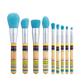 Набір пензлів для макіяжу Docolor Boho Bamboo Brush Set Р0906 (9 шт) - изображение 2