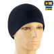 Шапка M-Tac Watch Cap Elite флис (320г/м2) с липучкой Dark Navy Blue L - изображение 3