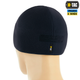 Шапка M-Tac Watch Cap Elite флис (320г/м2) с липучкой Dark Navy Blue L - изображение 4