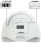 Профессиональная лампа для маникюра Nail Lamp SUN X 12 MAX 150W UV/LED для покрытия ногтей гель лаком, гелем, белая - изображение 3