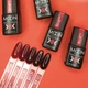 Гель лак светоотражающий Moon Full Red Flashing Disсo Gel №RF07, 8 мл - изображение 2