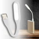 Светодиодный гибкий светильник LED ночник для повербанка компьютера ноутбука USB лампа-фонарик для чтения, Белый - изображение 1