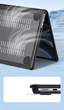 Накладка захисна протиударна полікарбонатна бампер чохол DUX DUCIS LCGH Series для Apple MacBook Air 15.3 (2023/2024) Black - зображення 8