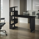 Стол компьютерный Tobi Sho ST-0024 с боковым стеллажом 1416х750х600 Антрацит - изображение 3