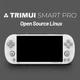 Портативная игровая приставка с ретро играми Trimui smart pro White + карта памяти 128GB - изображение 2