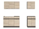Кухня 180А без стільниці Junona Black Red White 180 (K24-JUNONA_MODUL_WER_2/180A_BBL) 168756 - зображення 1