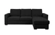 Лівий/правий кутовий диван з функцією сну та контейнером Dallas BRW Sofa 237x85x157 (STO-NA-DALLAS-2F.URCBK) 169792 - изображение 1