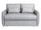 Розкладний двомісний диван з місцем для зберігання речей Sevo BRW Sofa 140x86x106 (MPN-SO2-SEVO-2FBK) 169658 - изображение 1
