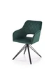 Темно-зелене крісло K535 Halmar 57x86x60 (V-CH-K535-KR-C.ZIELONY) 169417 - зображення 1