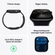 Smartwatch Apple Watch Series 10 GPS 42mm Jet Black Aluminium Case with Black Sport Band - S/M (MWWE3) - obraz 3