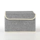 Ящик для хранения с крышкой MVM Светло-серый S (TH-07 S LIGHT GRAY) - изображение 4