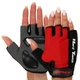 Рукавички для фітнесу спортивні Hard Touch 8097 розмір M Black-Red - зображення 1