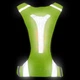 Жилет безопасности светоотражающий сигнальный на липучках Zelart RST-09-LED Neon Green - изображение 10