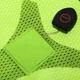 Жилет безопасности светоотражающий сигнальный на липучках Zelart RST-29-USB с USB зарядкой Neon Green - изображение 7