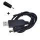 Підвищуючий перехідник - кабель для роутера USB 5V to 12V DC 5.5х2.1 (SB 5V to 12V DC) + адаптер - зображення 2