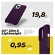 Карбоновый чехол для Apple iPhone 14 Pro, LikeCarbon MagCase, Фиолетовый, тонкий защитный чехол-панель с магнитом MagSafe, противоударный, ультратонкий, совместим с магнитными держателями и беспроводной зарядкой, ArmorStandart (ARM69204) - изображение 4