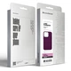 Карбоновый чехол для Apple iPhone 14 Pro, LikeCarbon MagCase, Фиолетовый, тонкий защитный чехол-панель с магнитом MagSafe, противоударный, ультратонкий, совместим с магнитными держателями и беспроводной зарядкой, ArmorStandart (ARM69204) - изображение 5