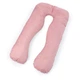 Подушка MirSon для беременных и отдыха Eco Line №8016 U-образная Dusty Rose [36658] - изображение 1