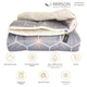 Ковдра MirSon антиалергенна Зима EcoSilk №3008 Color Fun Line Geometry 110х140 [39752] - зображення 2