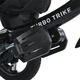 Детский трехколесный велосипед Turbo Trike MT 1006-12, со светом, музыкой и родительской ручкой светло-серый - изображение 8