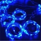 Гирлянда штора "Роса", 1,8x1,2м, 144 LED, от USB и сети 220В, 8 режимов, 12 нитей, Синий - изображение 2