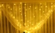 Светодиодная гирлянда штора 200 LED, 5x0,6м, 220В, прозрачный каучук, статический режим, IP44, Теплый белый - изображение 8