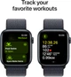 Смарт-годинник Apple Watch SE (2024) GPS 40mm Midnight Aluminium Case with Ink Sport Loop (MXEA3) - зображення 6