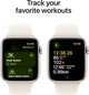 Smartwatch Apple Watch SE (2024) GPS 44mm Starlight Aluminium Case with Starlight Sport Band - S/M (MXEU3) - obraz 6