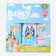 Набор детских трусов-слипов 3 шт для девочки Disney Bluey XH30029BIO 98-104 см Голубой/Розовый/Белый (3609087364400) - изображение 2