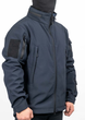 Демісезонна тактична куртка WinTac Soft Shell Stalker Dark Navy Blue 2XL темно-синя - изображение 3