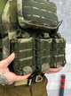 Тактична плитоноска Cordura 1000D із системою MOLLE та комплектом підсумків Multicam Elite - зображення 4