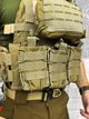 Тактическая плитоноска Cordura 1000D с системой MOLLE и комплектом подсумков Coyote - изображение 5