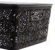 Корзина VIOLET HOUSE 0504 №4 Ажур DARK GREY б/кр. 14 л - изображение 3