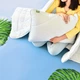 Подушка бамбуковая Bamboo IDEIA 50х70 см антиаллергенная, с бамбуковым волокном, два чехла на молнии, регулируемая высота - изображение 4