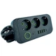 Подовжувач мережевий UA Power F09U, 4USB, Type-C, 3 розетки, 4 м Black - зображення 3