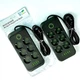 Подовжувач мережевий UA Power F06U, 4USB, Type-C, 6 розеток, 2 м Black - зображення 3