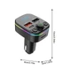 Трансмиттер FM MOD HZ 607 BT 2USB + TYPE C Black - изображение 2
