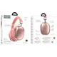 Навушники Bluetooth Hoco W35 Max бездротові повнорозмірні BT V5.3 Бездротова гарнітура блютуз Керування голосом Підтримка TF AUX для мобільних пристроїв Рожевий - изображение 2