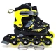 Детские раздвижные ролики Best Roller 10890-S, PU колеса, размер 28-32, Желтые - изображение 1