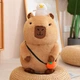 Капібара м'яка іграшка-антистрес подушка сквишмеллоу подарунок capybara з качечкою 25 см - зображення 1