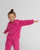 Дитячий спортивний костюм (худі + штани jogger) Малиновий 116 см - зображення 2