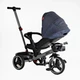 Велосипед з ручкою BestTrike "Marco" 9155/303-19 поворотне сидіння, колеса з прогумованим PU, Джинсово-сірий - зображення 4