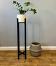 Подставка под вазон 90 см из натурального дерева черного цвета WoodDecor - изображение 2