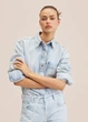 Джинси прямі Mango 27044760 38 Блакитні - изображение 6