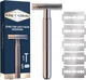 Станок для бритья мужской (Безопасная бритва) Gillette King C. с 5 сменными лезвиями (7702018590148) - изображение 1