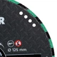 Круг алмазный отрезной 1A1R V 125 Metal CUT - изображение 3