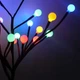 Светодиодное дерево гирлянда "Шарики", 30см, 24LED, 220V, IP40, Мультиколор - изображение 5